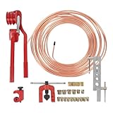 Bkljkf Bremsleitung Aufweitwerkzeug Set, Messing Rohr Bördel Set, 4,76 Mm Aufweiter Für Rohrschneiden Biegen Bremssystem Reparatur Kälteanlagen Anhänger Und Motorrad