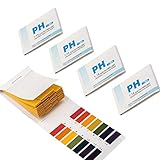 GeekerChip pH Teststreifen[400 Pcs]pH-Wert-Bereich 1-14 für Wasser Schönheit Produkte und Erde mit Kontrollkarte
