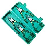 Rordigo Circlip Set Kit 7 Externe Interne Gerade Gebogene Zangen Set Kit Multifunktionaler Sicherungsring Entferner Werkzeug