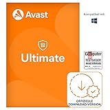 Avast Ultimate 2024 - Avast Premium Security Antivirenschutz im Paket mit Avast SecureLine VPN und Avast Cleanup Premium | 1 Gerät | 1 Jahr | PC/Mac | Aktivierungscode per Email