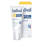 Ladival Allergische Haut Sonnenschutz Gel für das Gesicht LSF 50+ – Parfümfreies Sonnengel für Allergiker – ohne Farb- und Konservierungsstoffe, wasserfest – 1 x 50 ml