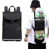 Skateboard-Rucksack, normale Skateboard-Tasche, Skateboard-Schultergurt, verstellbare Schultertasche, faltbarer Tragerucksack