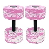Wassergewichtset, Wasserdumbells für Pooltraining, EVA -Schaumwasser -Aerobic -Hanteln, Wasserdumbel -Fitness -Ausrüstungstraining für erwachsene Kinder, 2 Pack