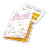 itenga Design Impfpasshülle Motiv Schmetterling 196 x 134 mm transparent - Ausweishülle für Impfpass