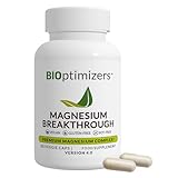 BiOptimizers Magnesium Breakthrough 4.0 7-In-1-Komplex, 30 Vegane Kapseln – Hochkonzentriertes Magnesiumglycinat, Malat, Taurat Und -Citrat – Für Schlaf Und Stressbewältigung