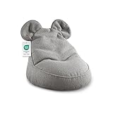 Gutekissen® Kinder Sitzsack „Miki“ mit Ohren - Bequem, Montessori Sitzkissen für Kinderzimmer (Grau,68/68/50 mit Ohren)