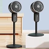 Mobile Klimaanlage Leise Luftkühler Air Conditioner 3 Luftgeschwindigkeiten Fernbedienung 135° Oszillierende Ventilatoren Schnelle Kühlung Tischventilator Klimagerät für Büro Zuhause Schlafzimmer