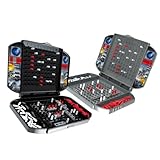 Battle Ships Game Kids-Strategic Board für ab 7 Jahre und up, das zwei Spieler-Gameplay einbezieht, das die Koordination des kritischen Denkens verbessert, kompakte, reisefreundliche Tabletop-Set idea