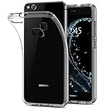 Verco Handyhülle für Huawei P10 Lite Case, Handy Cover für P10 Lite Hülle Transparent Dünn Klar Silikon, durchsichtig