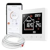 Mi-Heat M2 Raumthermostat WLAN weiß - Alexa Tuya Smart Life Google Home elektrische Fußbodenheizung Thermostat Smart Raumthermostat Fußbodenheizung zeitliche Display-Abschaltung