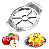 Apfelschneider, Hochleistungs Apfelschneider Edelstahl, Apfelspaltenschneider Apfelzerteiler Stabil Und Dauerhaft, Apfel Entkerner Für Büro, Zuhause, Küche, Party