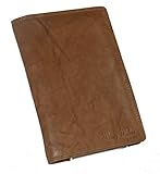 Große Herren Leder Brieftasche Ausweismappe Geldbörse Kreditkartenmappe mit RFID Schutz - präsentiert von RabamtaGO® -