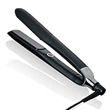 ghd platinum+ black - Intelligenter professioneller Haarglätter, weniger Haarbruch, mehr Glanz und Farbschutz, Ultra-Zone-Technologie, optimale Kämmtemperatur 185ºC homogen