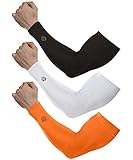 SHINYMOD Cooling Armärmel, Datum, verbesserte Version, 1 Paar/3 Paar, UV-Schutz, Arm, Sonnenblende, Tattoo, Cover Ärmel, Männer, Frauen, Radfahren, Fahren, Golf, Laufen