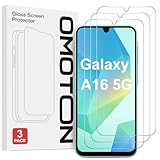 OMOTON Panzer Schutz Glas für Samsung Galaxy A16 4G/5G, 3 Stück Schutzfolie kompatibel mit Samsung Galaxy A16 4G/5G, HD Displayschutzfolie, Anti- Kratzer, Bläschenfrei, 9H Härte