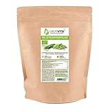 Bio Gerstengras Pulver 400g | Vorteilspack aus deutschem Anbau | Rohkostqualität - vegan | ohne Zusätze | Gerstengraspulver | GreatVita