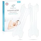 Health Press® Nasenpflaster – 50 Transparente Nasenstrips – Anti Schnarch Pflaster für einfacheres Atmen bei Schlaf & Sport – Schlafnasenstreifen für bessere Atmung – Schnarchstopper – Nasal Strips