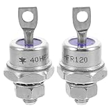 ifundom 2 Stück Spiral gleichrichterdiode für Batterieladegerät und Spannungswandler Hohe Strombelastbarkeit Hitzebeständig mit Befestigungsstift Geeignet für Industrie und Motorsteuerung