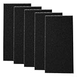 Ersatz-Schwammfilter für Staubsauger, 5 Stück Schaumstofffilter 28 x 13,6 x 1,9 cm, hocheffiziente Staubfiltration, geeignet für den Heimgebrauch