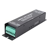 FTVOGUE DMX512 LED-Controller, Zuverlässiger 4-Kanal-Decoder, Stromausfallspeicher für LED-Streifen, Bühnenbeleuchtung, DC12–24 V, 4 A Pro Kanal