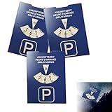 KEQAR 2 Einkaufswagenchip Parkscheibe, Parkuhr für Auto & LKW