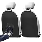 2 Stück Rückenlehnenschutz Auto, Anti-Kick-Bezug für die Auto-Rückenlehne Autositz Schutz Rückseite, Wasserdichte Kinderschutzbezug für den Rücksitz, Leicht zu Reinigender Schutz Autositz Rückenlehne