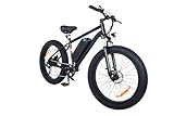 SOCLING OT15 E Bike Elektrofahrrad E-Mountain Bike 48V 15.6AH Akku 7 Gang Schaltwerk Elektrisches Fahrrad mit 26 Inch x 4.0 Wide Fat Tire Scheibenbremsen