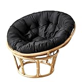 RRXEOUU Ersatzkissen für runde Papasan-Sessel, wasserdichte Hängekorb-Sesselauflage für Garten, Balkon und Wohnzimmer