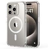 ESR für iPhone 15 Pro Max Hülle, kompatibel mit MagSafe, Militärnorm Schutz, vergilbungsbeständig, Kratzfeste Rückseite, magnetisches HandyHülle Case für iPhone 15 Pro Max, Classic Series, Klar