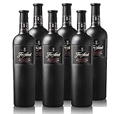 Freixenet Cabernet Sauvignon, Spanischer Rotwein (6 x 0,75 l) in sattinierter Premiumflasche, Spanish Red Wine Collection Dry, Wein, trocken - ideal zu Käse und Fleisch, vegan