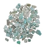 OSALADI Natürliche Bruchsteine Kristallsteine 500g Dekorationssteine für Vasen Garten Makadam Ornament Aquarium Teich