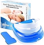 Anti Schnarch Mundstück, Wirksame Schnarchstopper-Aufbissschiene, Nachtaufbissschienen für Männer und Frauen zur Verhinderung von Zähneknirschen und Schnarchen Snoring Stopper