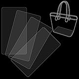 PandaHall Handbag Base Shaper, 4 x 11.8 x 5.9,(1) cm Rechteckiger Acryl-Geldbörsenboden, Tragetasche, Basisformer, Einsatz, Handtaschenboden Für Rucksäcke, Stricktasche, Trainertasche, Rucksack, Weiß