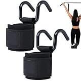 Hebehaken - Griffhilfen Für Heimtraining | Rutschfeste Handgelenksriemen Haken Für Training Kreuzheben Kniebeugen