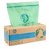 Greener Walker 6L-150Beutel 100% Kompostierbare biologisch abbaubar Müllbeutel 6L/10L/30L Küchen Lebensmittel Abfallbeutel mit EN13432 Zertifizierung