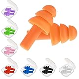 8 Paar Ohrstöpsel Mit Geräuschunterdrückung Silikon Ohrstöpsel Ohrstöpsel Zum Schlafen Ear Plugs Mit Aufbewahrungsbox Gehörschutz Wasserdicht Wiederverwendbar Schwimm Schnarchen Laute Orte
