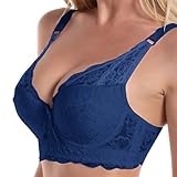 Bustier Damen Spitze BH V Ausschnitt Weicher Bustier Ohne Bügel Bustiers BH Sexy Bustier Spitze BH Für Frauen Mädchen Yoga Sports BH BH Klassische Top Für Alltag Yoga Damen