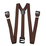 Generisch Hosenträger Für Herren | Robuste Herren Hosenträger Für Anzughosen,Y-Rücken Breite Träger Mit Starken Clips Mode Accessoires