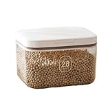 Porceosy Brown Sugar Luftdichter Frischhaltedose, Tank, BPA-frei, Lebensmittelqualität, transparentes Design, große Kapazität, stapelbarer Verschlusstank, L