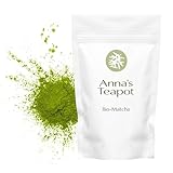 Anna's Teapot Reserve Matcha Bio aus Japan direkt vom Bauernhof | 100g Bio Matcha Grünteepulver, ideal zum Trinken in einem Latte oder pur