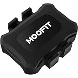 moofit CS9 Geschwindigkeitssensor und Trittfrequenzsensor,Bluetooth & ANT+, Kabelloser Fahrraddrehzahlsensor, IP67 wasserdicht, kompatibel mit Wahoo, Zwift, Peloton, Coosporide, Rouvy, Schwarz