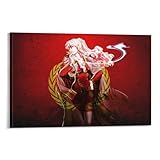 SUYEKON Schwarze Lagune, japanische Poster, Balalaika-Zigaretten, Kunstwerke, Bild, Poster, Wandkunst, Gemälde, Leinwanddekoration, Heimposter, 30 x 45 cm