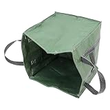 Housoutil Gartenlaubsack 53cm Quadratisch aus Robustem Material Wiederverwendbarer Gartensack mit Großem Fassungsvermögen für Gartenabfälle und Laub Stabiler Außensack für Gartenarbeiten