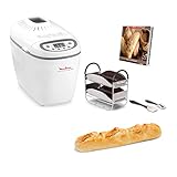 Moulinex OW6101 Home Bread Baguette Brotbackautomat, Kunststoff, 1.5 kilograms, Weiß