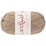 LANA GROSSA Landlust die Sockenwolle 50g | Klassisches Sockengarn in edlen Melangefarben aus 80% Schurwolle (Merino) & 20% Polyamid | 50g waschmaschinenfeste Wolle zum Stricken & Häkeln | 210m Garn