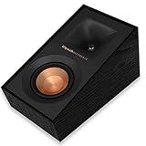 Klipsch R-40SA Black (Paar) - Sorround Dolby Atmos Lautsprecher für Heimkino Projektion Decke