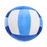 Lurrose Plüsch Volleyball Kissen Realistisches Weiches Gefülltes Wurfkissen aus Baumwolle und PP für Sofa Dekoration und Geschenkidee für Volleyballfans