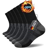 Ruixue 6 Paar Sportsocken Herren Damen Wandersocken Trekkingsocken Baumwolle Atmungsaktiv Hochleistung Sneaker Socken 43-46 39-42 35-38 47-50