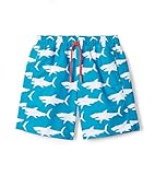 Hatley Jungen Swim Trunks Badehose, Hungrige Haie, 116