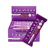 TZAMPAS Energieriegel Bio · Riegel mit Kakao & Johannisbeeren · Ideal für Sport & Fitness · Vegan, Clean Eating · 16 x 40g